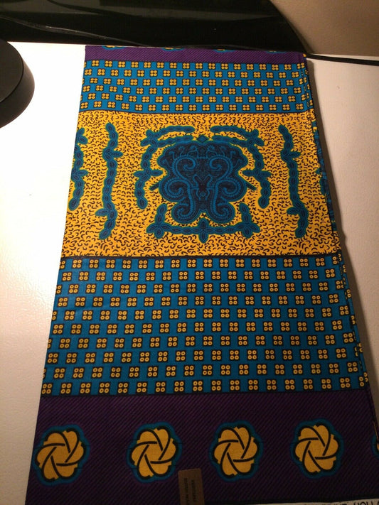 Bold mult motif African print 100% Cotton..CLEARANCE SALE $25 ...6YDS