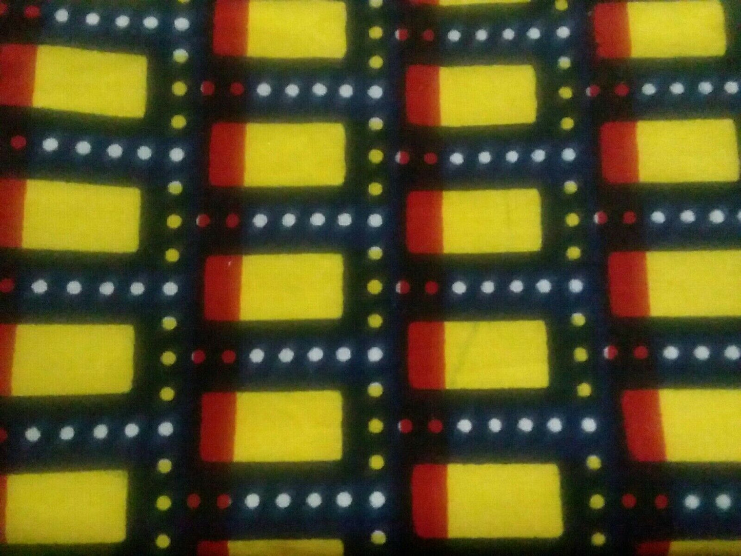 Yellow Cube Designs Multi African Print 37"×15"~$5