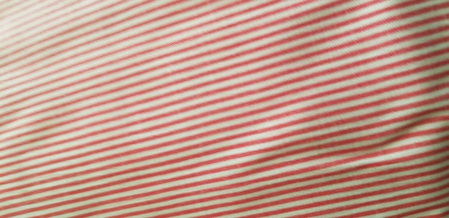 Red Stripe Head Wrap Long Hair Scarf ~56"×29"~ $6