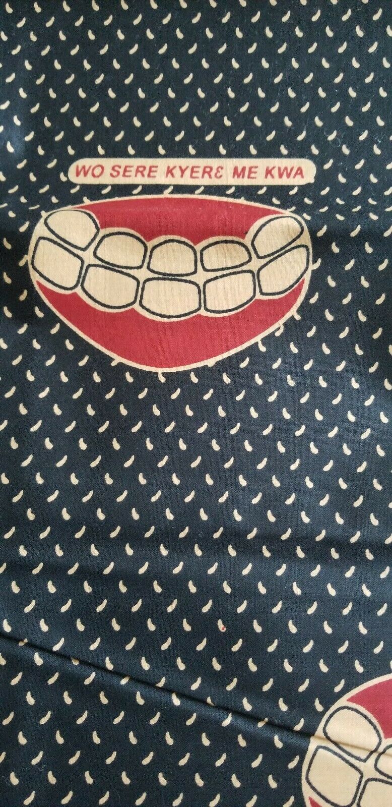 African Print Fabric(fake Smile)~3 yards