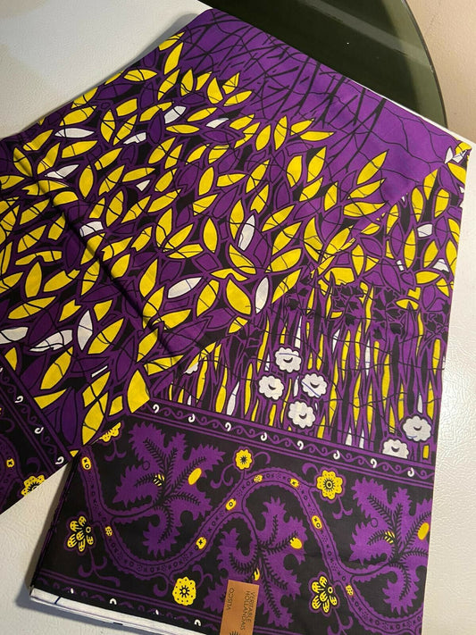 Multi African Print 100% Cotton   6yards bolt
