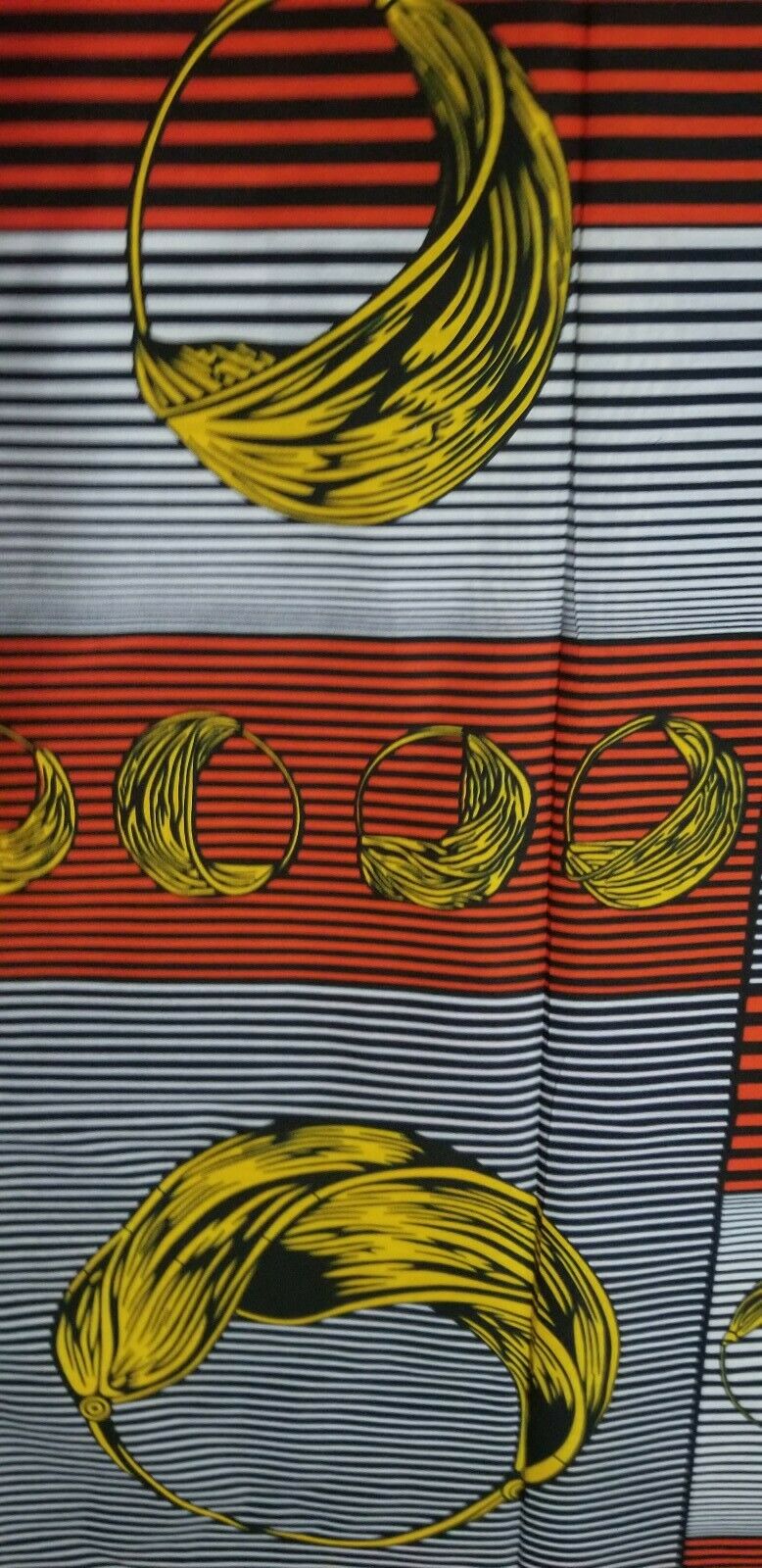 MULTICOLOR African  Print 100% Cotton Fabric (FulaniEarrings)3yrds ×44 "~$18