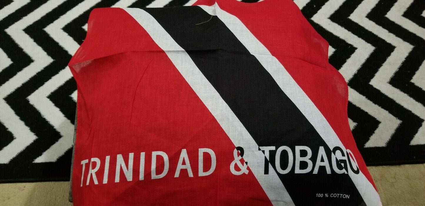 100% Authentic Trinidad and Tobago Flag Bandana Multifunctional Scarf ~$5.45