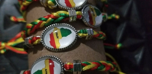 Rasta Braided Bracelet -   Bracelets/Anklets - New $3.50 each