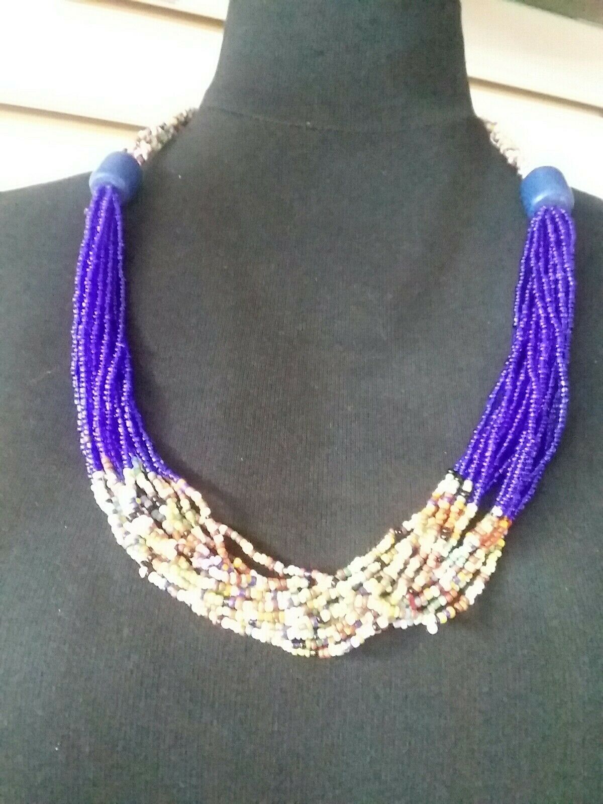 Zulu Jewelry multi stranded necklace