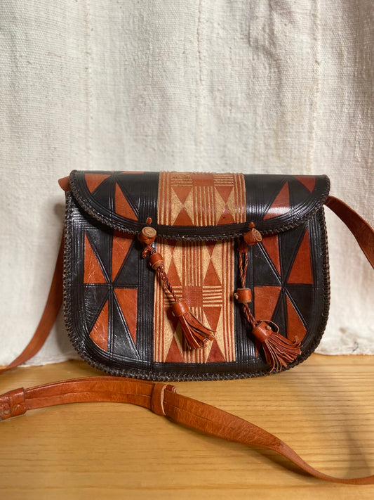 Asinu Leather shoulder/Crossbody Bag Style #2