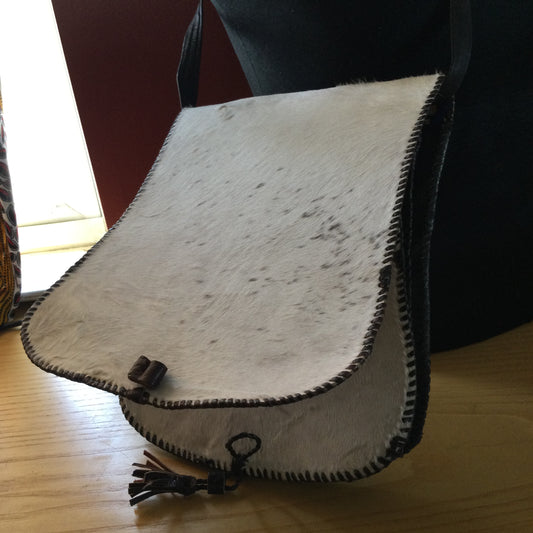 Aiko.Cowhide leather cross body bag Style #2