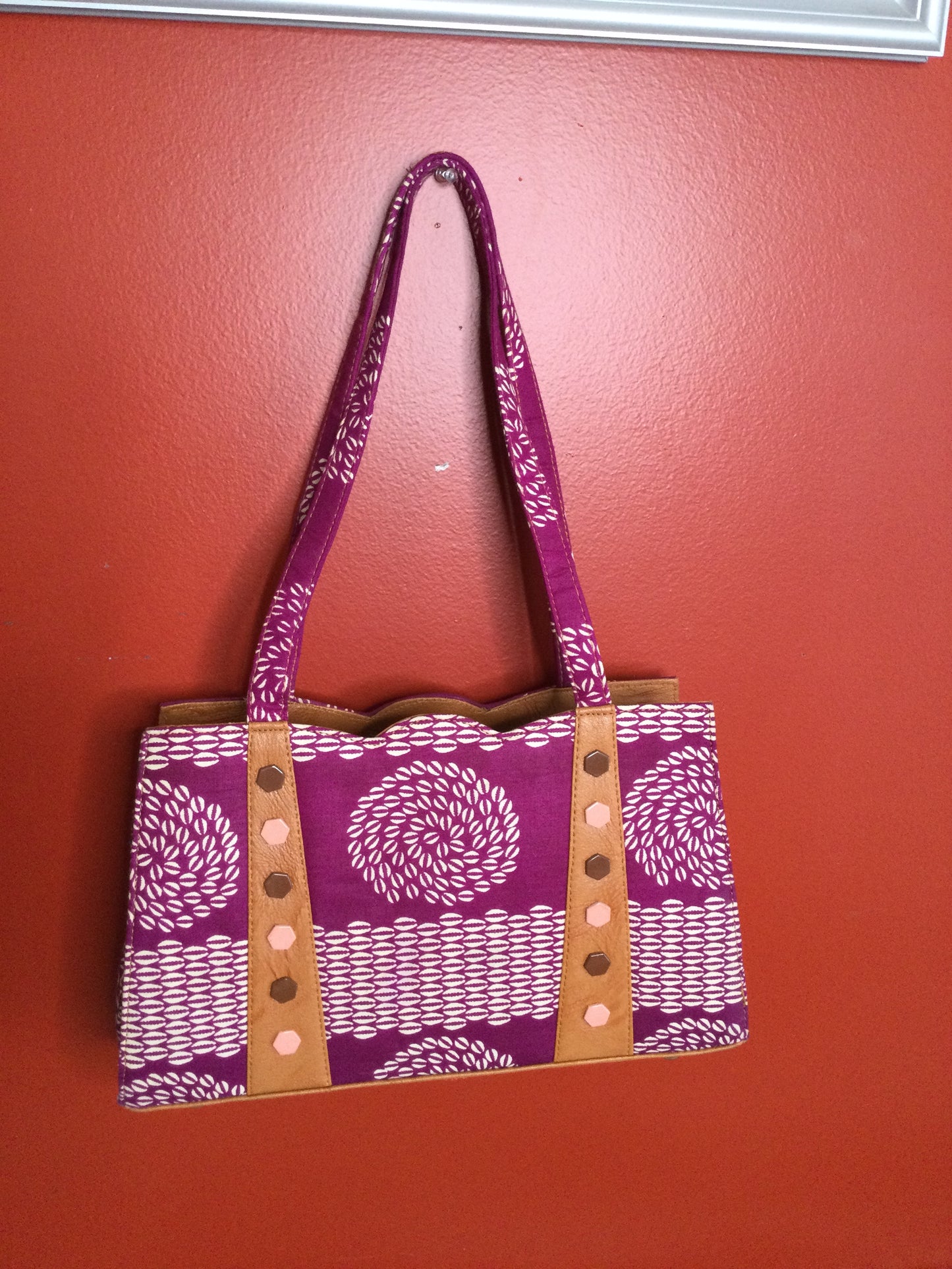Ojo African Print Wax hand bag