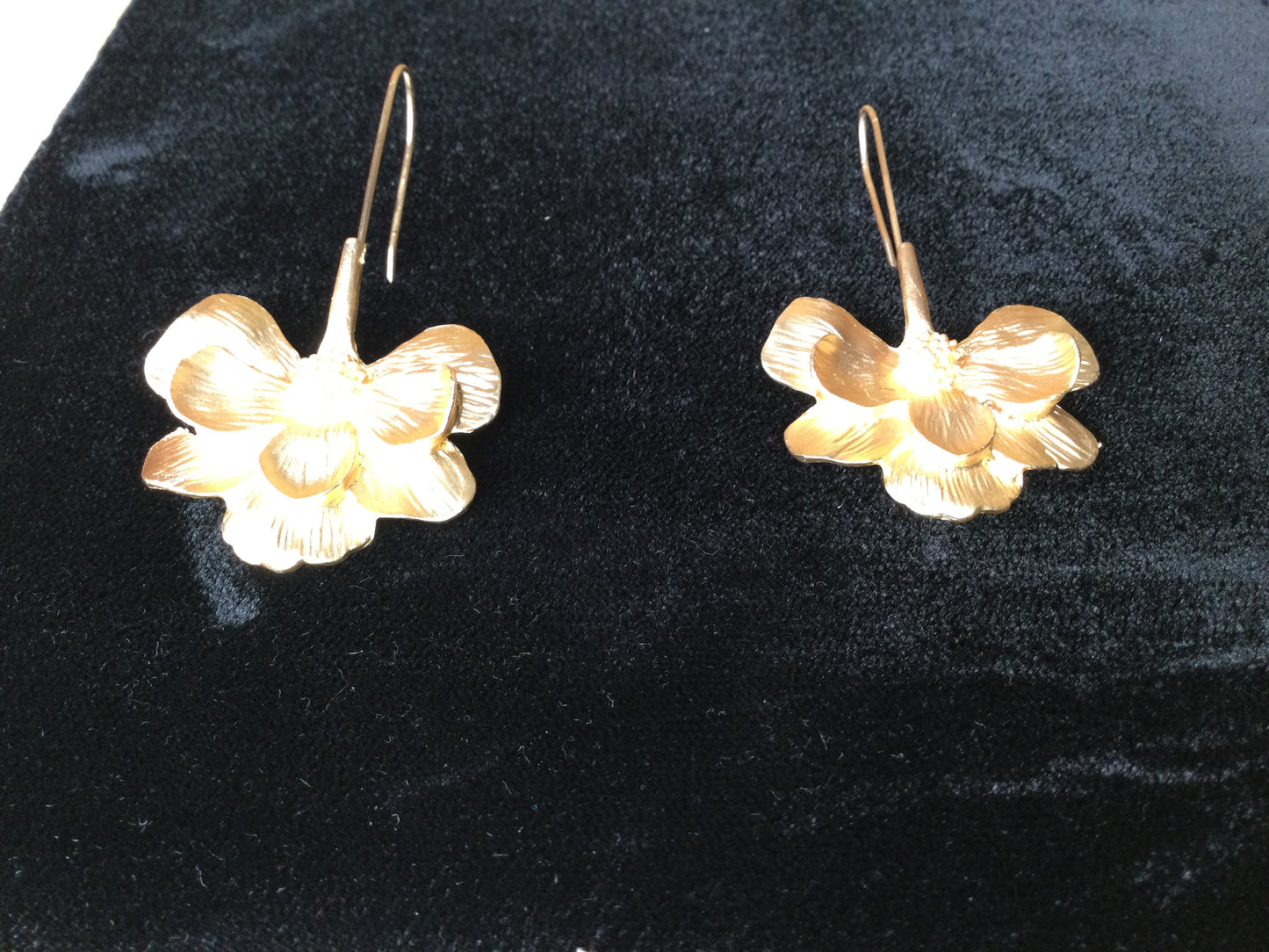 Petals Gold plated Earrings