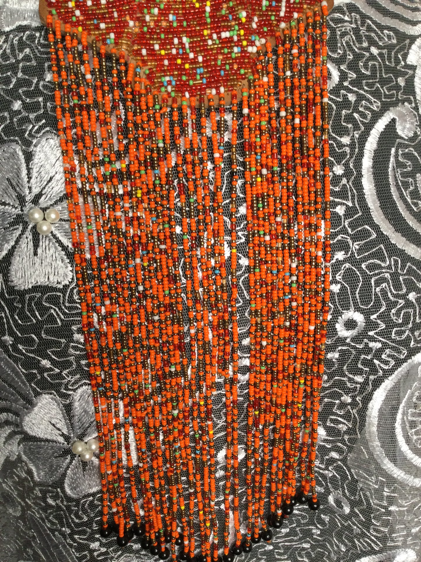 Orange Multi South African Necklace