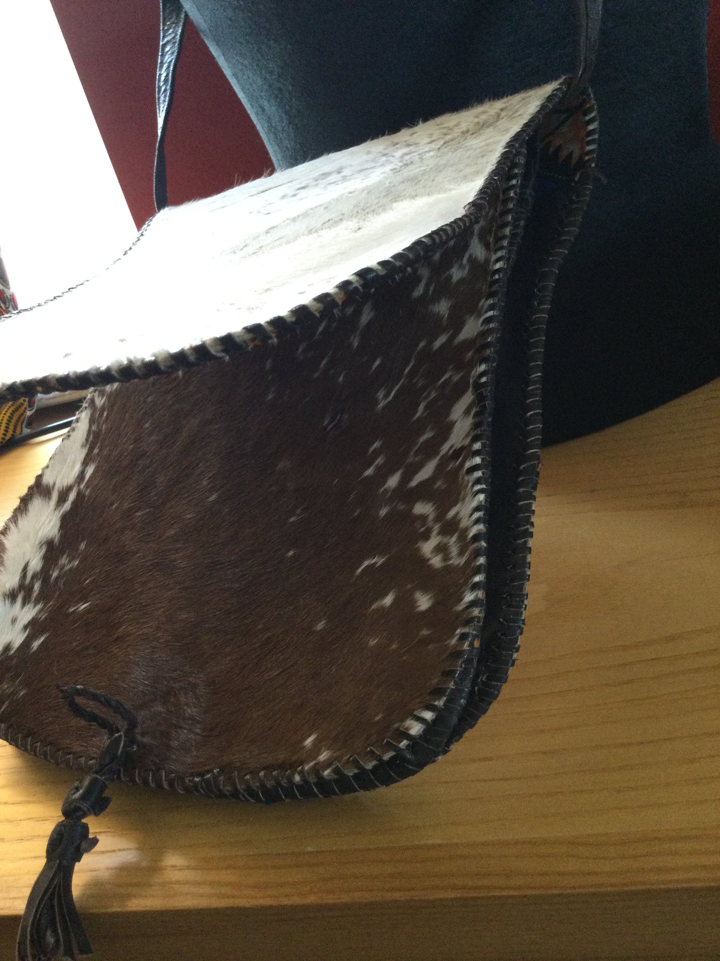 Aiko.Cowhide leather cross body bag Style #4