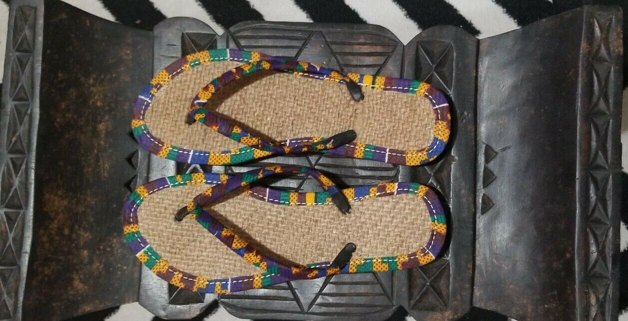 Handmade Kente Slippers