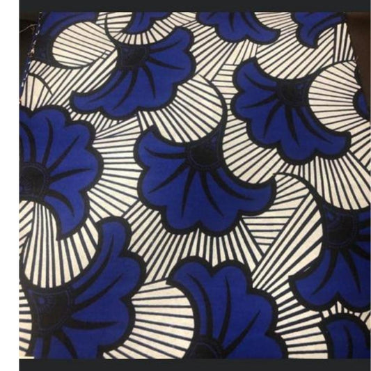 Multi blue floral print SAF014